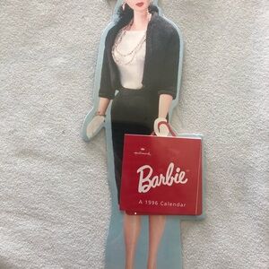 Vintage Brand New Sealed 1996 Hallmark Barbie Die Cut Calendar